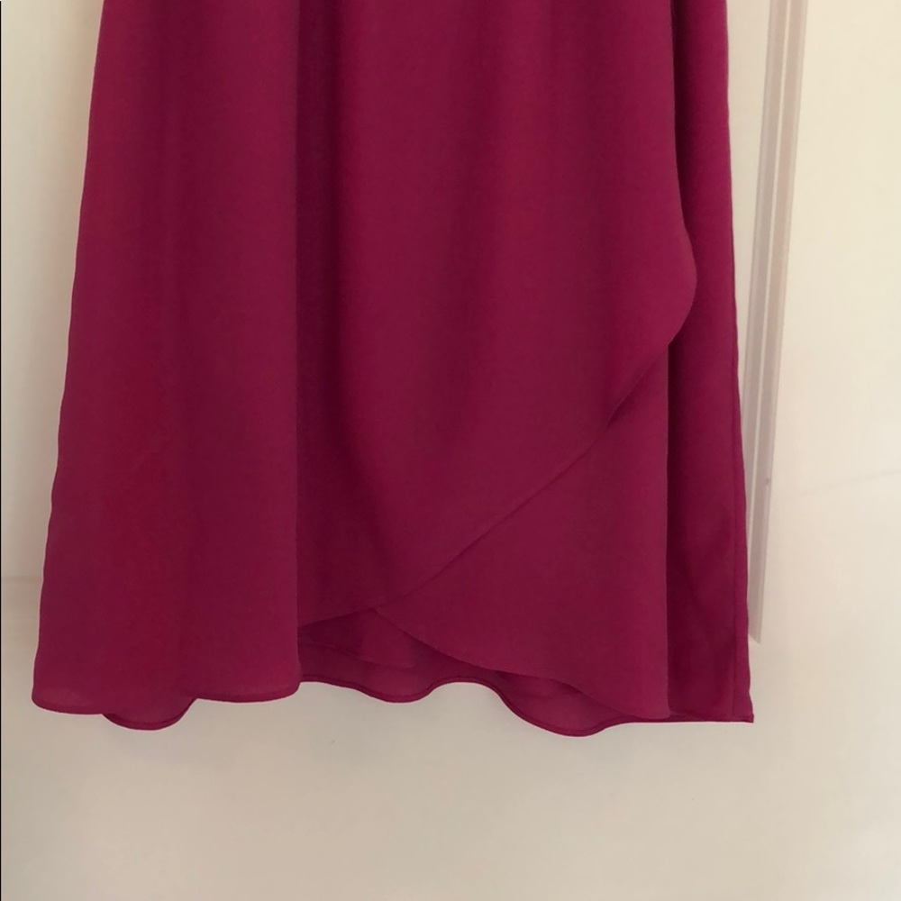 Boston Proper Pink Ruffle Dress - Picture 4 of 5